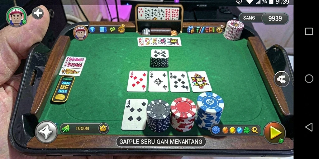 Tampilan gameplay Gaple yang seru dan interaktif.