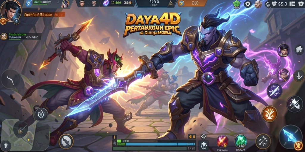 Tangkapan layar dari pertempuran epik di DAYA4D.