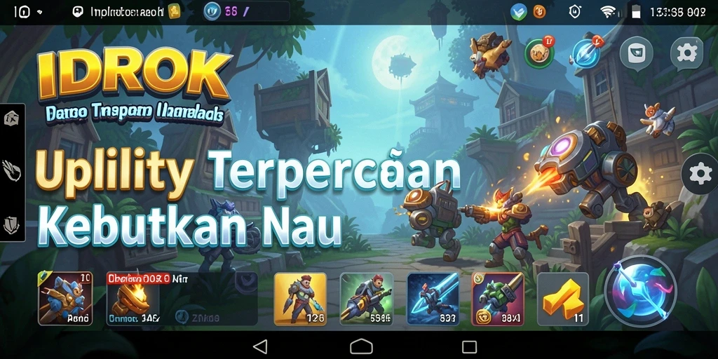 Tampilan utama IDROK dengan antarmuka pengguna yang bersih dan fungsional.