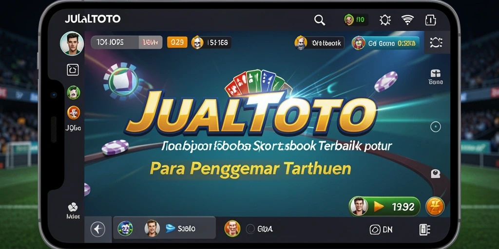 Tampilan utama JUALTOTO menampilkan berbagai pilihan taruhan olahraga.