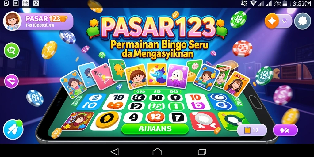 Tampilan gameplay seru PASAR123 saat bermain Bingo.