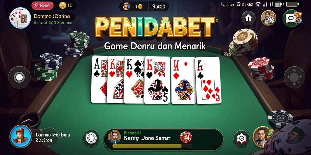 Gameplay menarik dalam aplikasi domino PENIDABET.