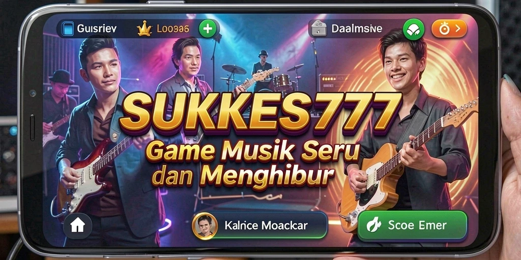 Screenshot gameplay SUKSES777 menampilkan momen seru saat bermain musik