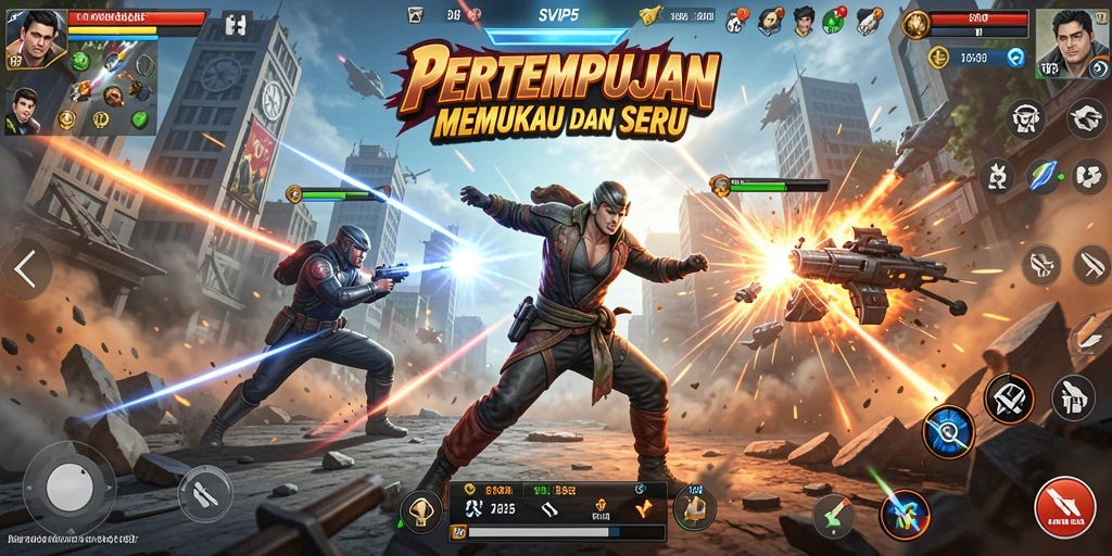 Gameplay <strong>SVIP5</strong> yang mendebarkan dengan aksi cepat yang memukau.