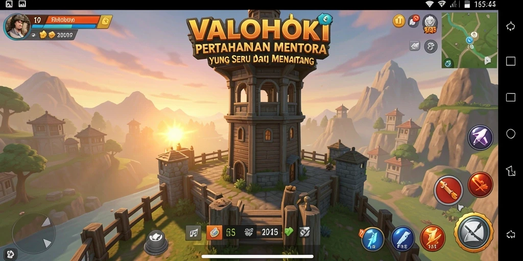 Tampilan gameplay seru dari VALOHOKI yang penuh strategi.